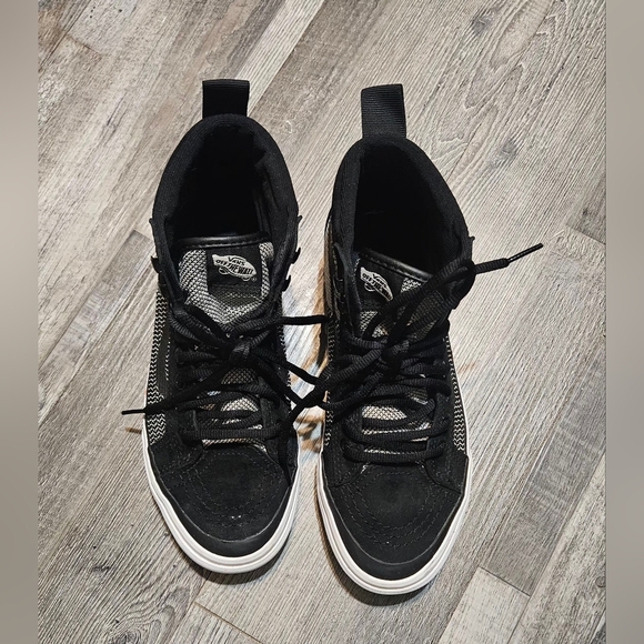 Vans Other - 💚Vans Sk8 Hi Plaid Black Men 7 Women 8.5 Unisex Sneakers